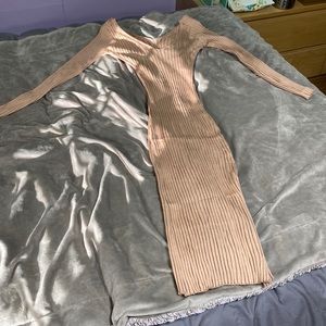 Elegant and sexy body fitted dress